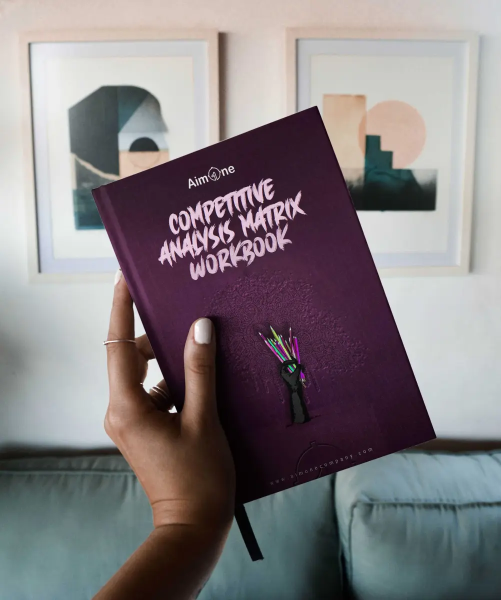 The Aim One Company Competitive Analysis Matrix Workbook